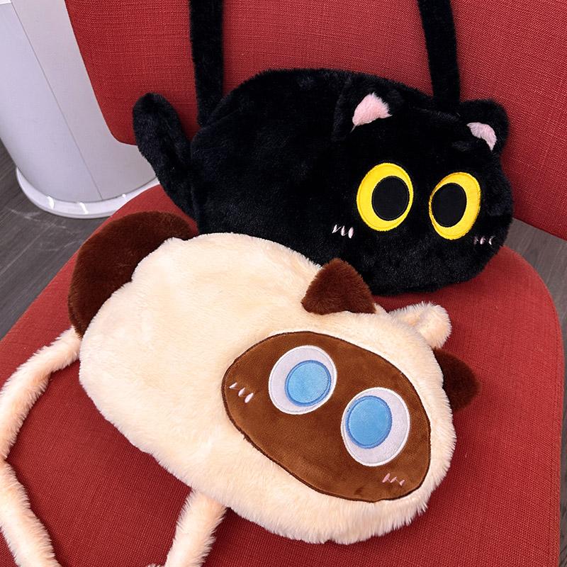 ねこキャラふわもこリュック猫グッズ|学生・通学・女子向けカートゥーンバッグ