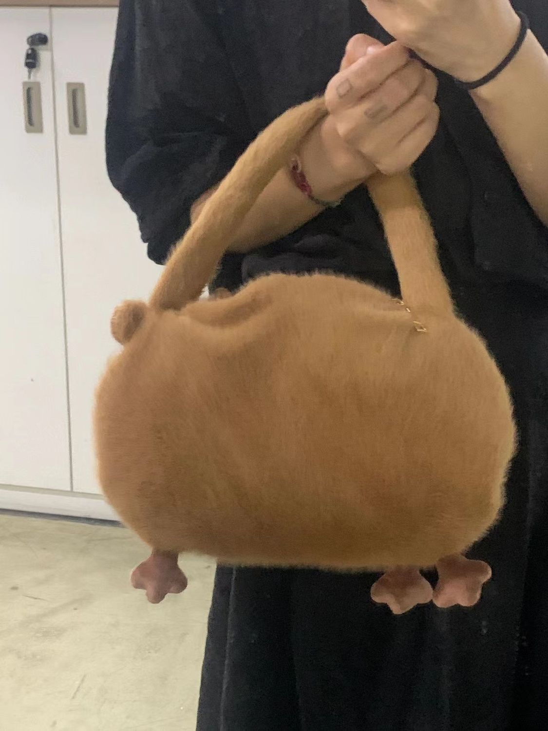 Fluffy Capybara Bag | 2-way handbag/shoulder bag