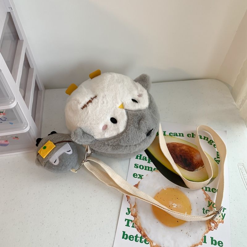 【クセ强可愛い】企鹅のぬいぐるみミニ斜めがけバッグ