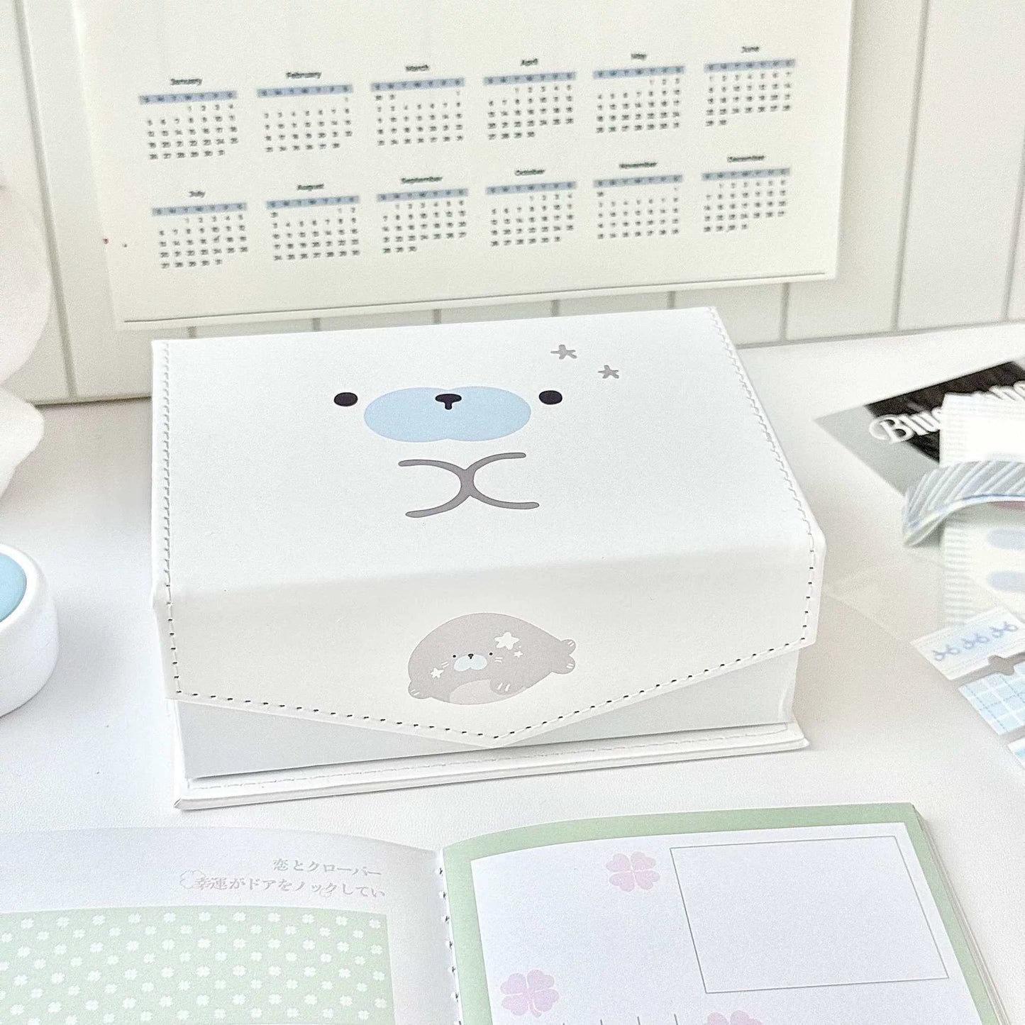 アザラシのPUレザー製トレカ収納ケース