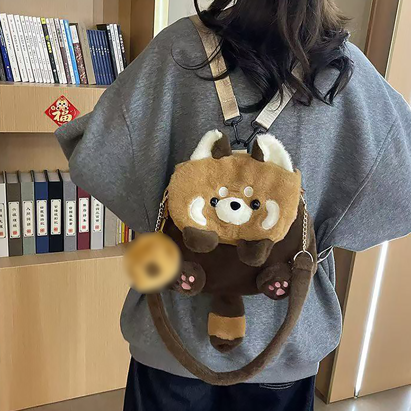 レッサーパンダかわいい動物痛バぬいぐるみリュック