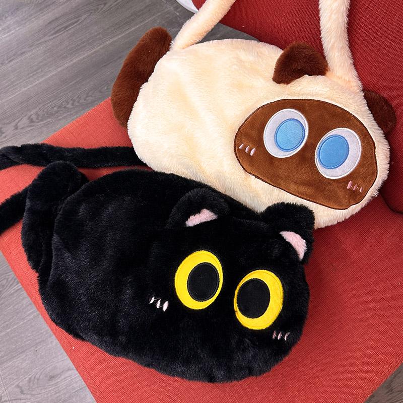 ねこキャラふわもこリュック猫グッズ|学生・通学・女子向けカートゥーンバッグ