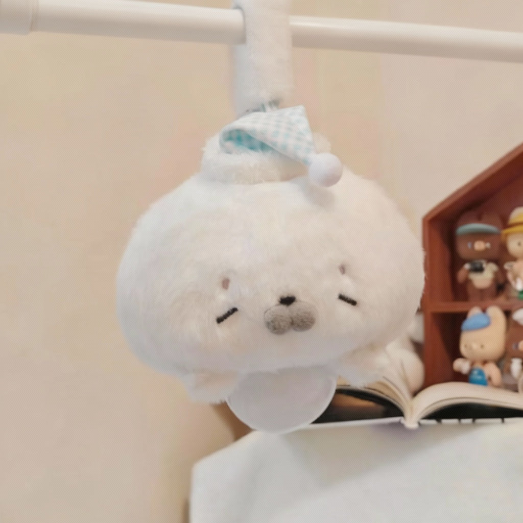 [Goodnight Seal] Remote control included! High-quality fluffy, soothing night light
