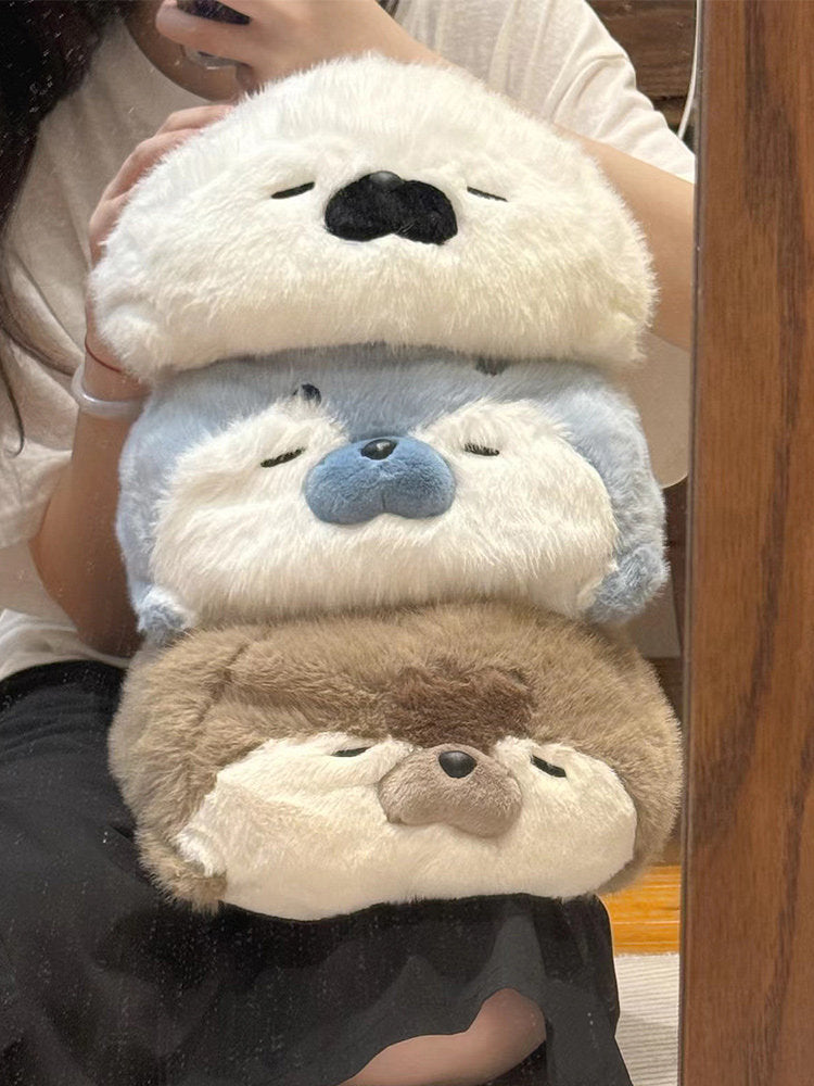 【至福の抱き心地】もっちりアザラシ抱き枕｜癒やしの特大海獺ぬいぐるみ