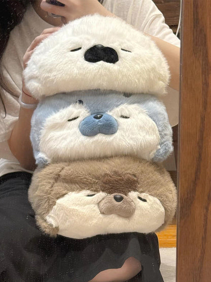 【至福の抱き心地】もっちりアザラシ抱き枕｜癒やしの特大海獺ぬいぐるみ