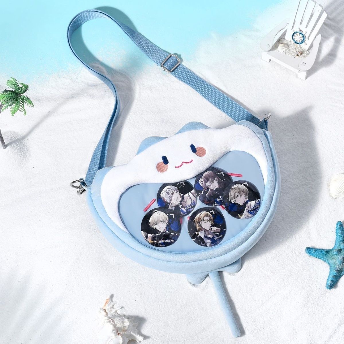 マンタ超ハッピーシリーズふわふわ痛ショルダーバッグ