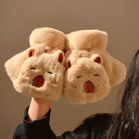 Brown [Capybara Plush Toy with Lid]