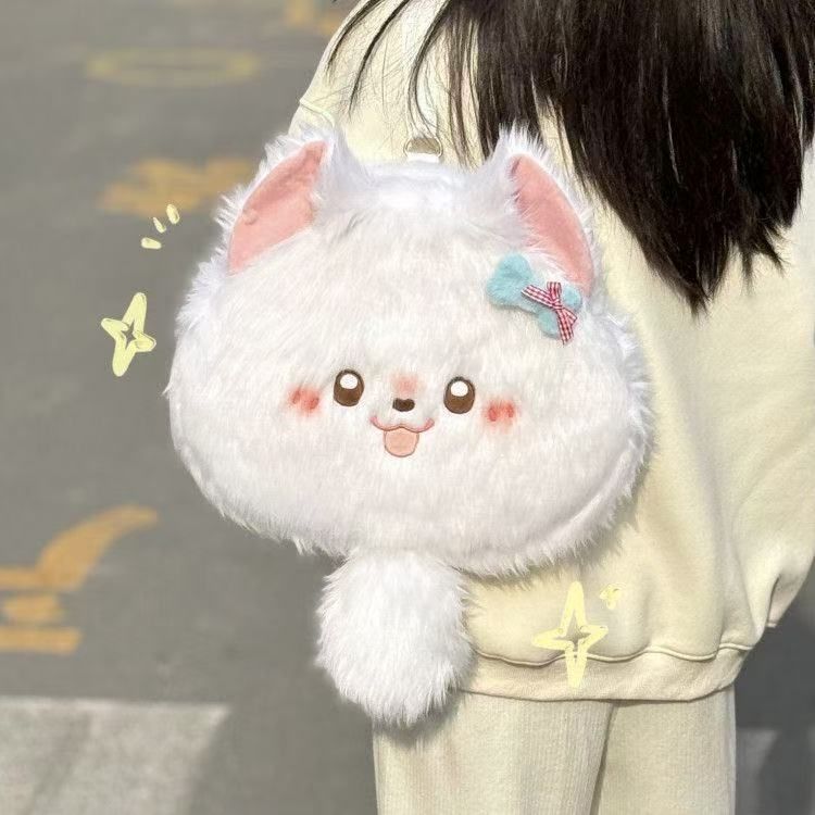 サモエド リュック ぬいぐるみ 可愛い レディース 学生 通学 大容量