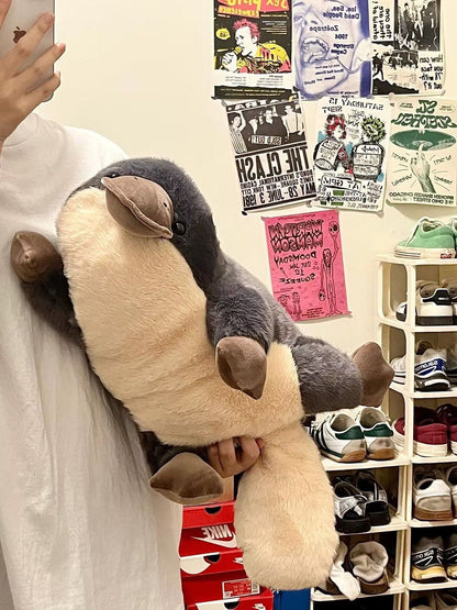 【最高の添い寝】カモノハシぬいぐるみ抱き枕