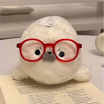 アザラシのふわふわぬいぐるみペンケース