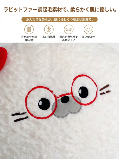 オリジナルかわいいアザラシ抱き枕ベッドソファ用大型背もたれ腰サポートクッション