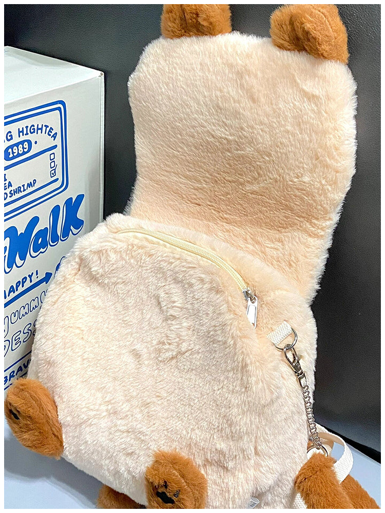 まめねこぬいぐるみ猫グッズリュック｜通学・通勤に便利な2WAYタイプ
