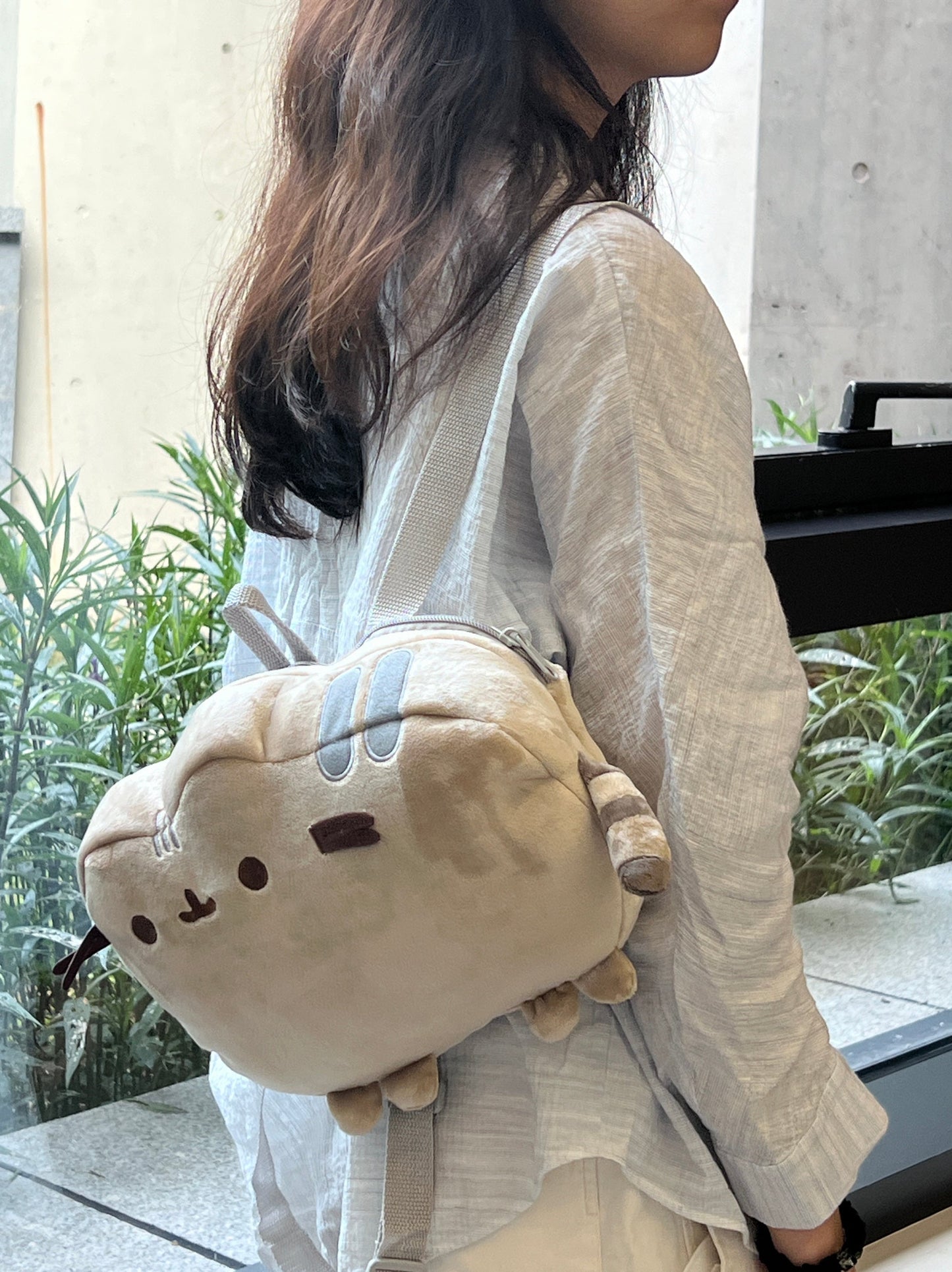 ぷっくり猫ぬいぐるみリュック猫グッズ｜カップルにも人気のモコモコバック