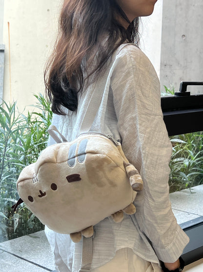 ぷっくり猫ぬいぐるみリュック猫グッズ｜カップルにも人気のモコモコバック