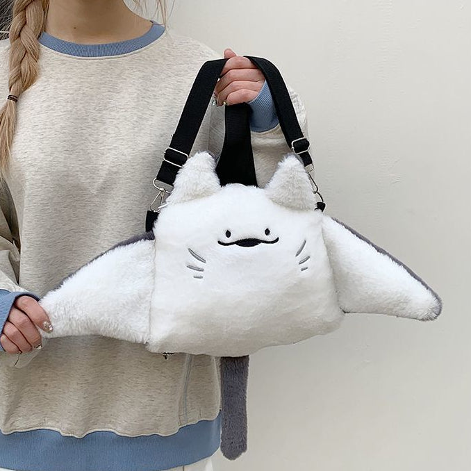 エイ（マンタ）ぬいぐるみバッグ｜2WAYショルダー＆リュックタイプ