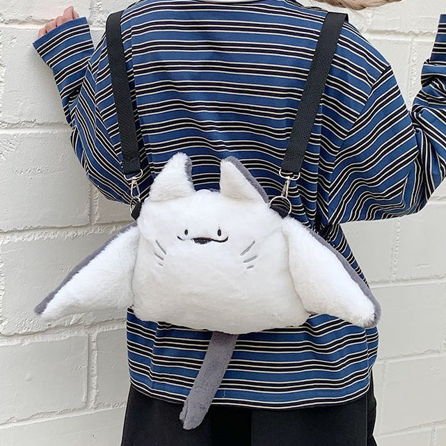 エイ（マンタ）ぬいぐるみバッグ｜2WAYショルダー＆リュックタイプ