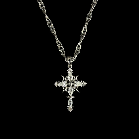 高見えする贅沢な輝き金属アレルギー対応ネックレス