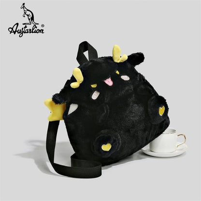 どんどんドラゴンリュック｜ぬいぐるみ風もこもこバッグ