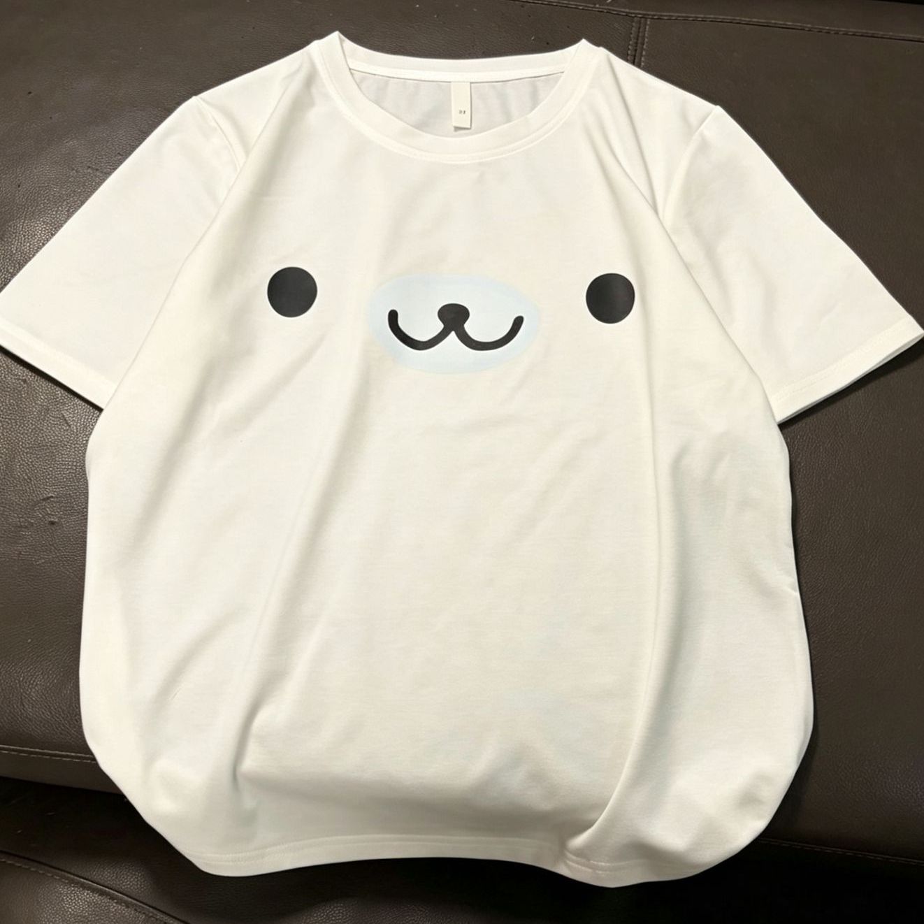 大人かわいいアザラシ柄Tシャツルームウェア
