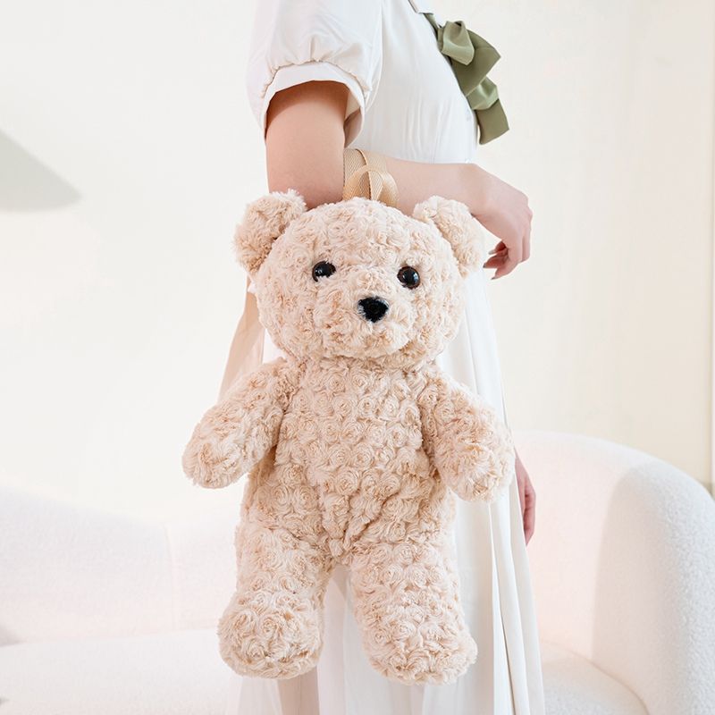【愛され度No.1】ふわふわテディベアのぬいぐるみリュック