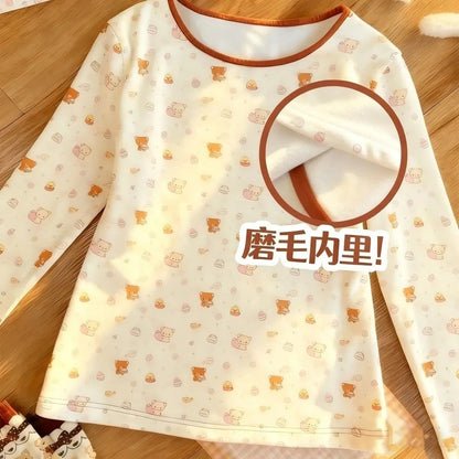 大人可愛い熊耳パーカーゆったり春秋アウター