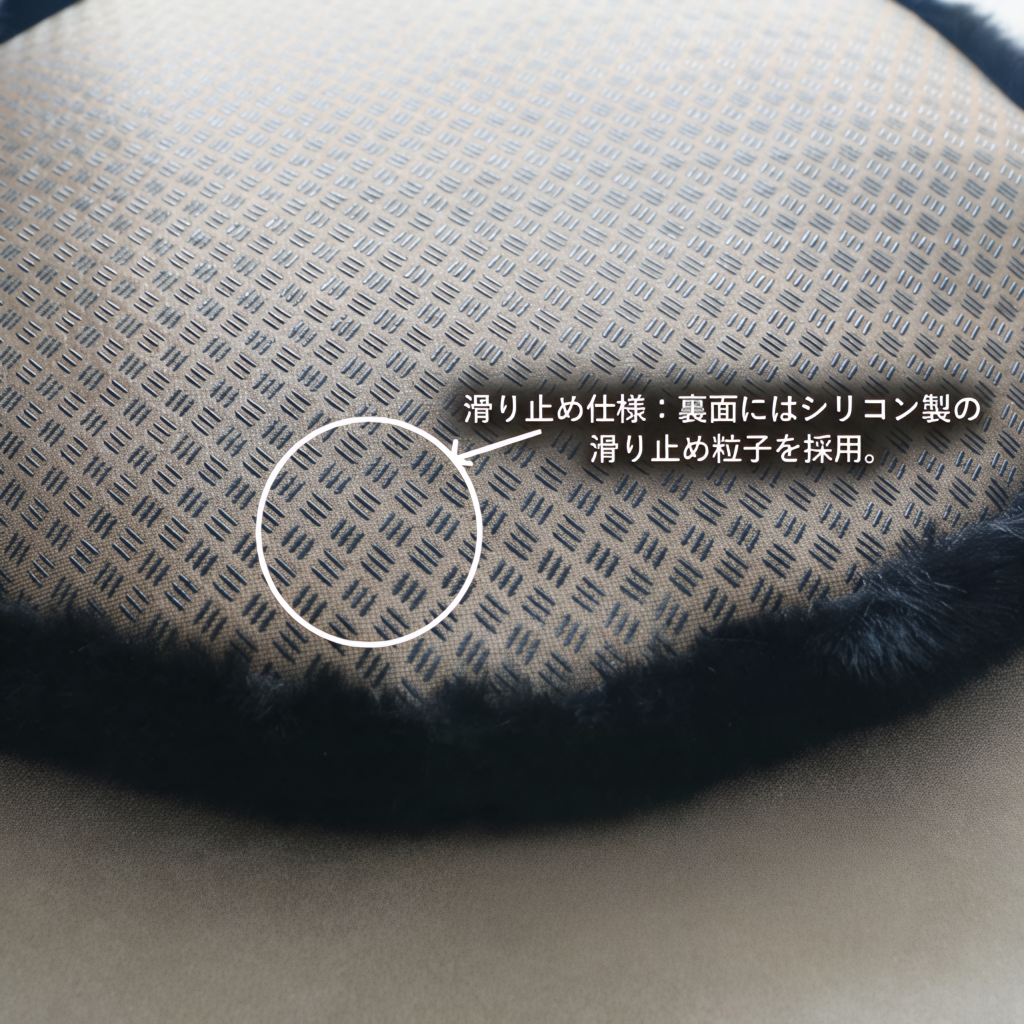 猫型ふわふわ厚手クッションラビットファー風チェアパッド自分へのご褒美ギフトにも最適