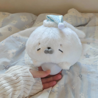 [Goodnight Seal] Remote control included! High-quality fluffy, soothing night light