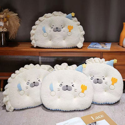 かわいいアザラシクッションオフィス長時間座り対策癒しお尻サポートチェアパッド