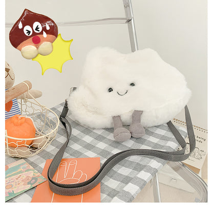 ふわふわ雲バッグ｜日系ロリータ風ショルダー＆斜めがけ