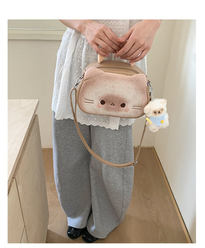 ねこトースト猫グッズキャットショルダーバッグ｜小さめ手提げ＆斜めがけOK