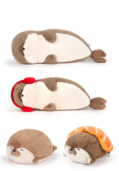 【至福の抱き心地】もっちりアザラシ抱き枕｜癒やしの特大海獺ぬいぐるみ