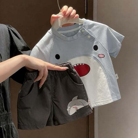 超可愛い!サメさんベビー夏服セット