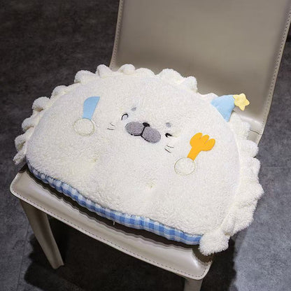 かわいいアザラシクッションオフィス長時間座り対策癒しお尻サポートチェアパッド