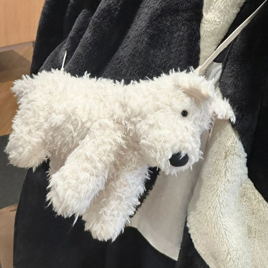 西高地テリアぬいぐるみバッグ｜小さめ可愛いショルダー