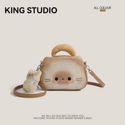 猫好き必見かわいいトーストキャットねこリュック猫グッズ＆トート｜小さめ手提げもOKな個性派多機能バッグ