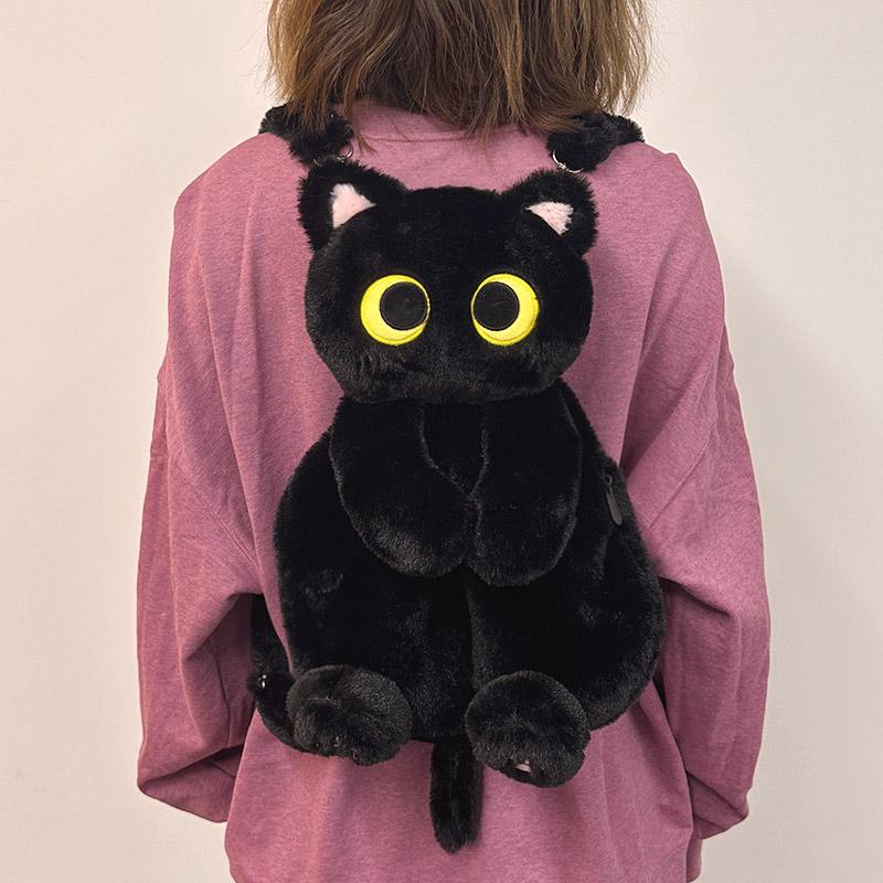 ねこキャラふわもこリュック猫グッズ｜学生・通学・女子向けカートゥーンバッグ