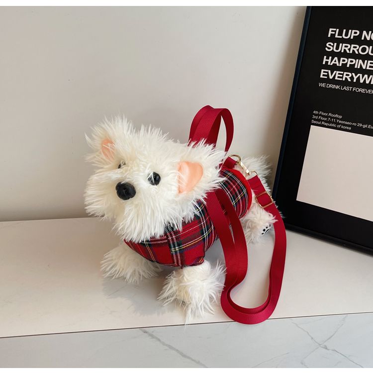 Nishikochi Terrier Plush Shoulder Bag | Super Cute Bag