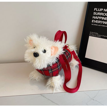 Nishikochi Terrier Plush Shoulder Bag | Super Cute Bag