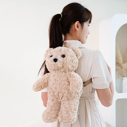 【愛され度No.1】ふわふわテディベアのぬいぐるみリュック