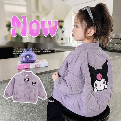 クロミ女の子向けベースボールジャケットアウター