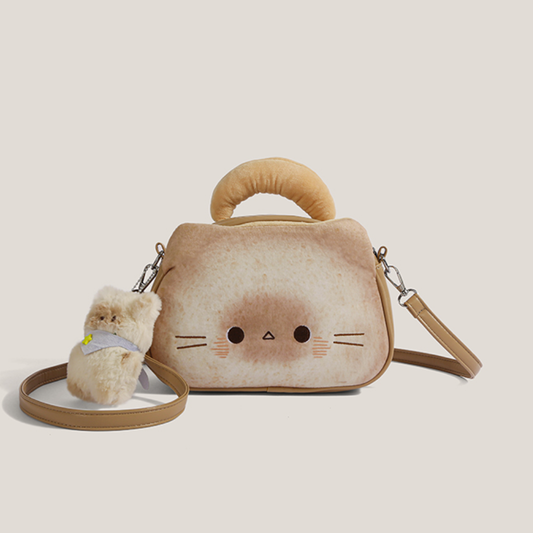 猫好き必見かわいいトーストキャットねこリュック猫グッズ＆トート｜小さめ手提げもOKな個性派多機能バッグ