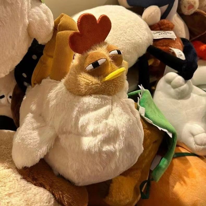 Cock-a-doodle-doo plush shoulder bag | Cute design perfect for commuting 