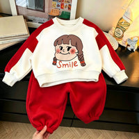 红色01 smile小女孩