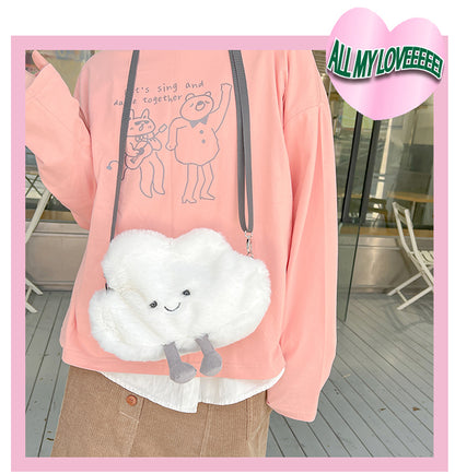 ふわふわ雲バッグ｜日系ロリータ風ショルダー＆斜めがけ
