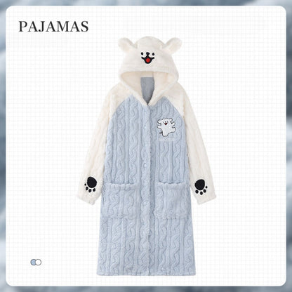 ゆるかわワンちゃん刺繍のルームウェア