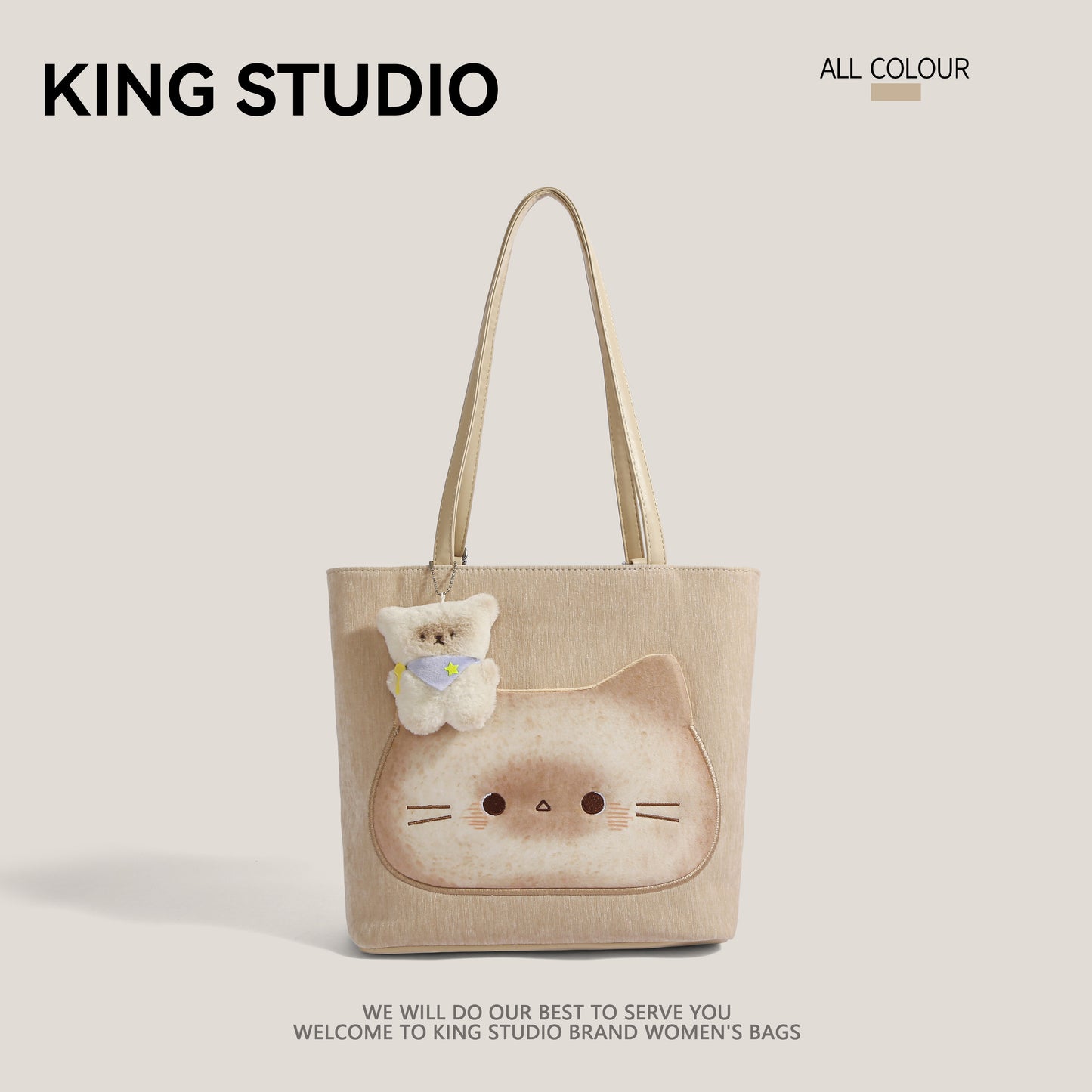 猫好き必見かわいいトーストキャットねこトート猫グッズ＆リュック｜通勤にも使える大容量カートゥーンバッグ