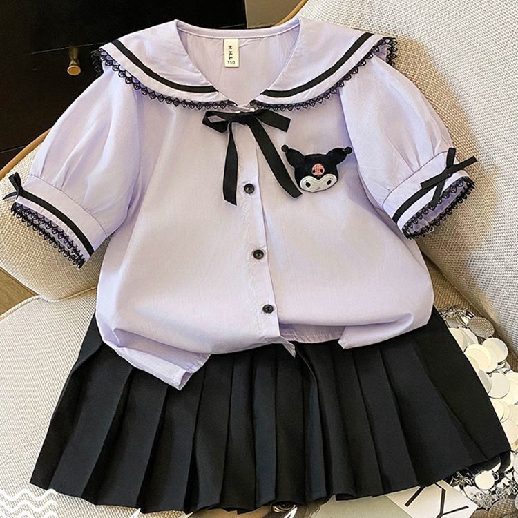 爽やか学院風クロミ半袖制服セットアップ