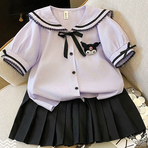 爽やか学院風クロミ半袖制服セットアップ