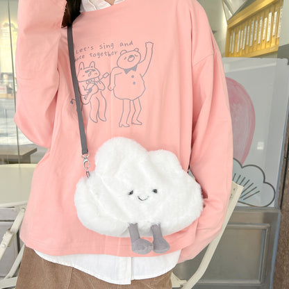 ふわふわ雲バッグ｜日系ロリータ風ショルダー＆斜めがけ