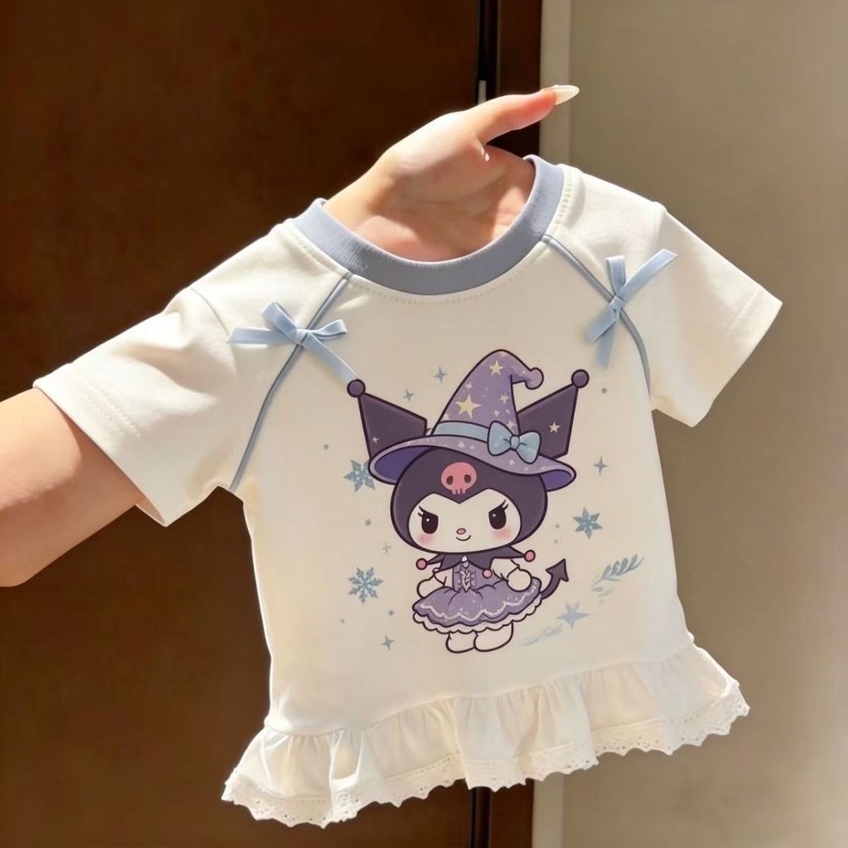 かわいいクロミ子供用半袖Tシャツ夏服